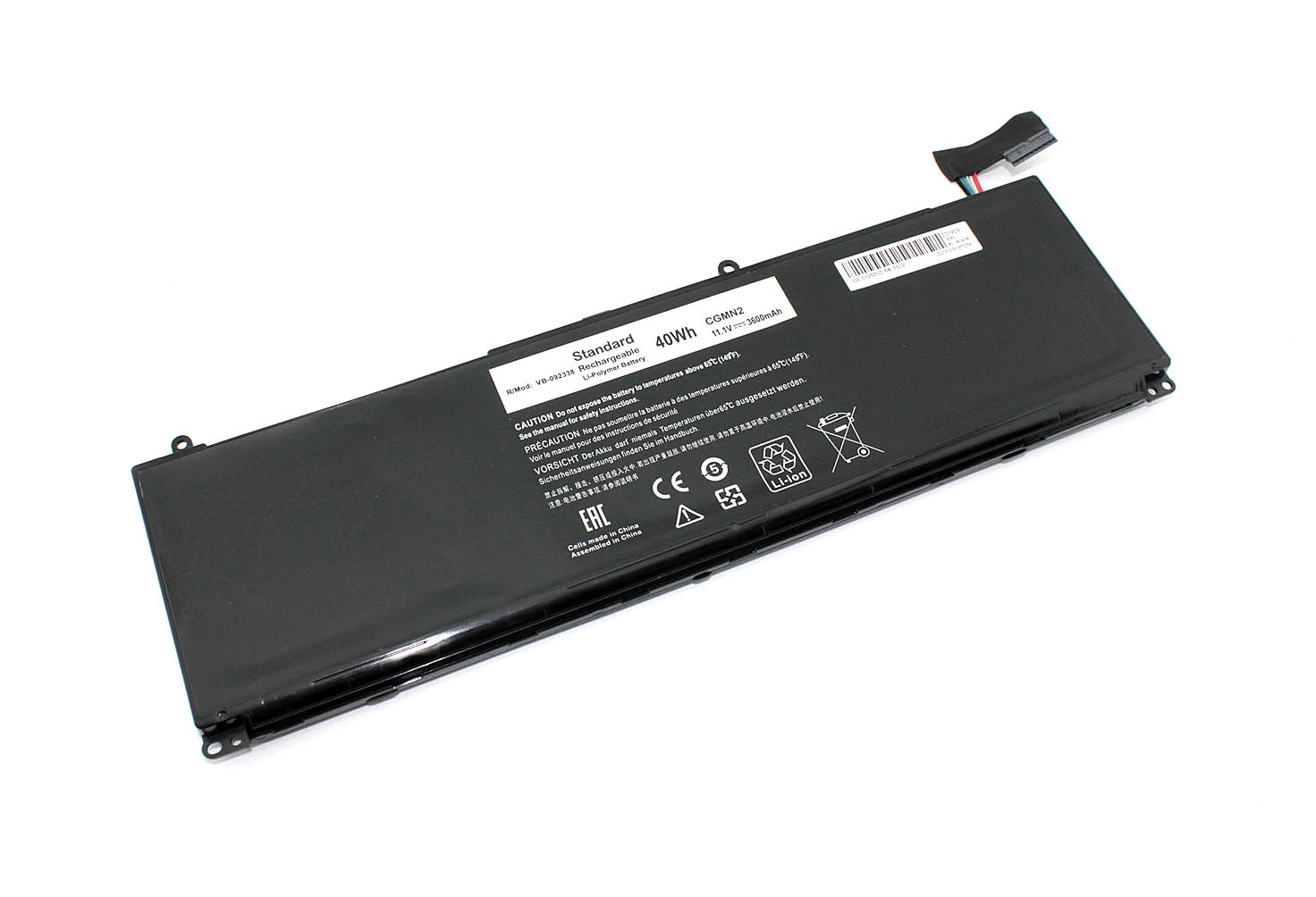 Аккумуляторная батарея для ноутбука Dell Inspiron 11 3000 (N33WY) 11.1V 3600mAh 100057445864