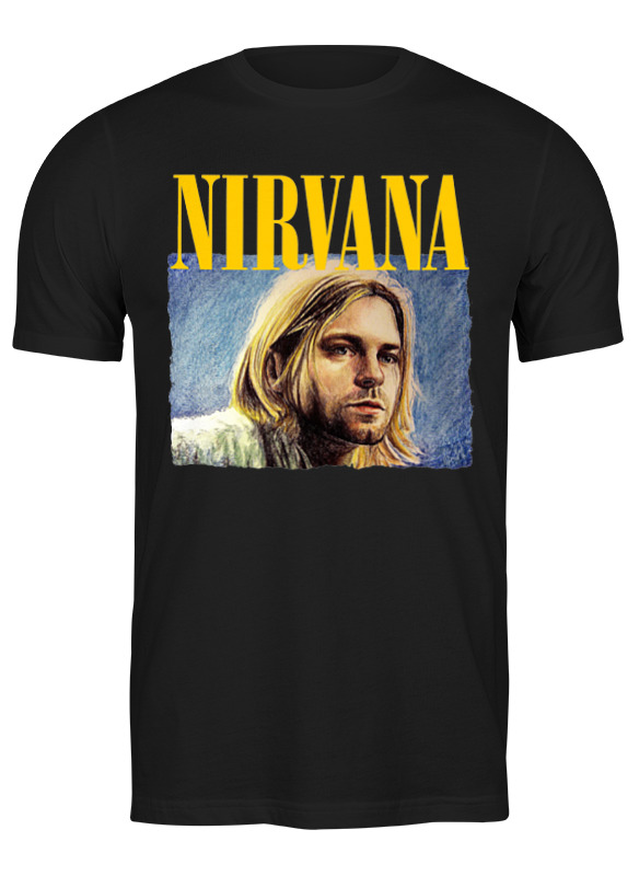 

Футболка мужская Printio Nirvana черная L, Черный, Nirvana
