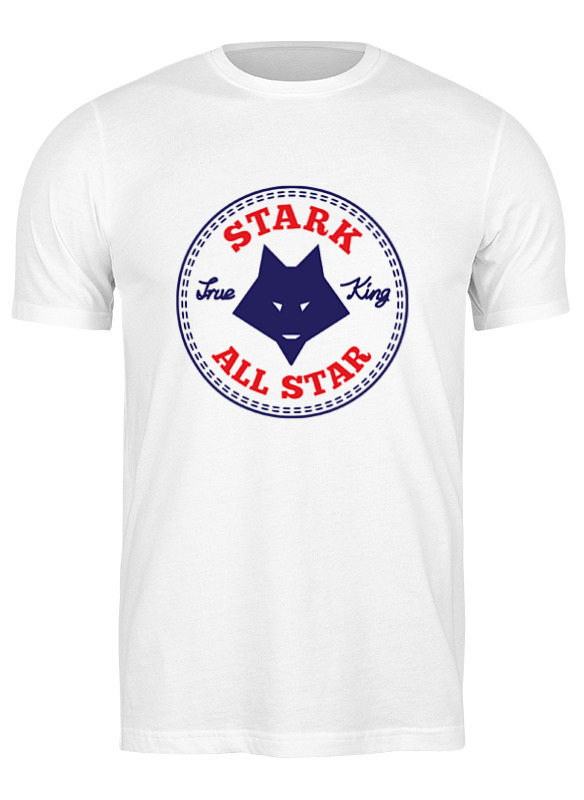 

Футболка мужская Printio Stark all star (игра престолов) белая L, Stark all star (игра престолов)