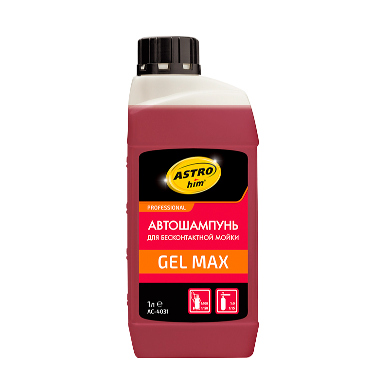 фото Автошампунь для бесконтактной мойки astrohim gel max 1 000 мл