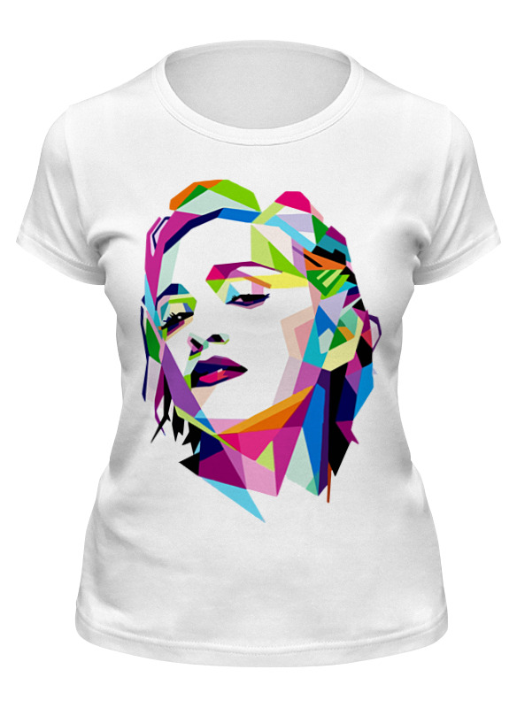 

Футболка женская Printio Мадонна (madonna) белая L, Белый, Мадонна (madonna)
