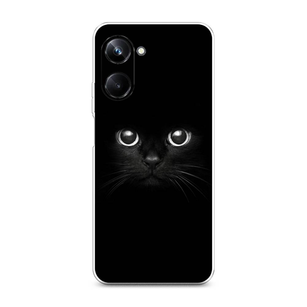 

Чехол Awog на Realme 10 Pro "Взгляд черной кошки", Черный, 2512550-1