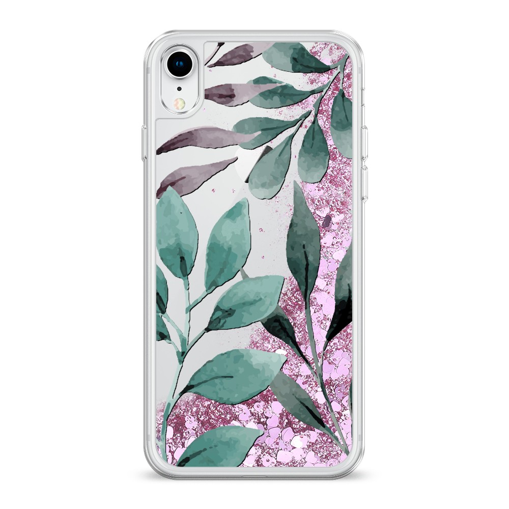 

Чехол Awog на Apple iPhone XR (10R) / Айфон XR (10R) "Листы цветов", 12094-1