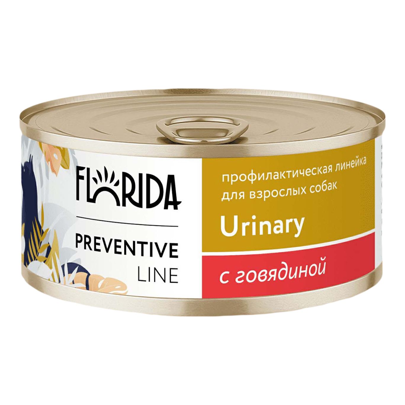 Влажный корм Florida Urinary с говядиной для взрослых собак 340 г