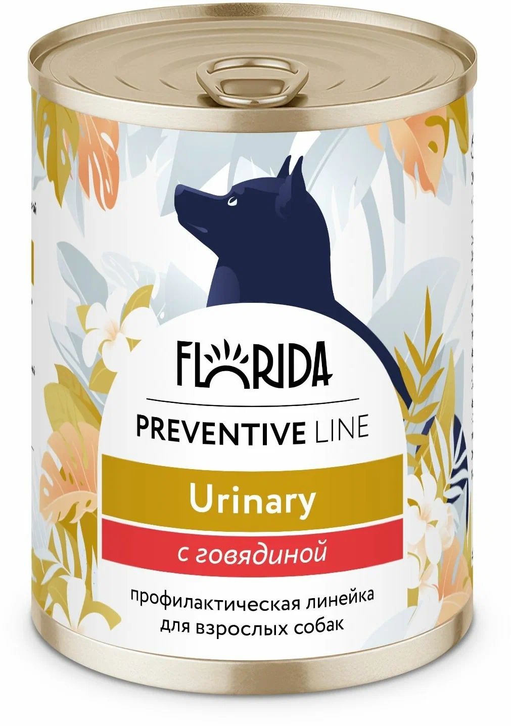Влажный корм Florida Urinary с говядиной для взрослых собак 340 г