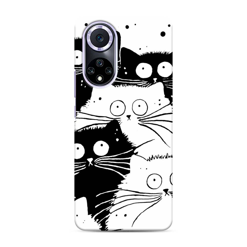 

Чехол Awog "Коты черно-белые" для Huawei Nova 9, 6106120-1