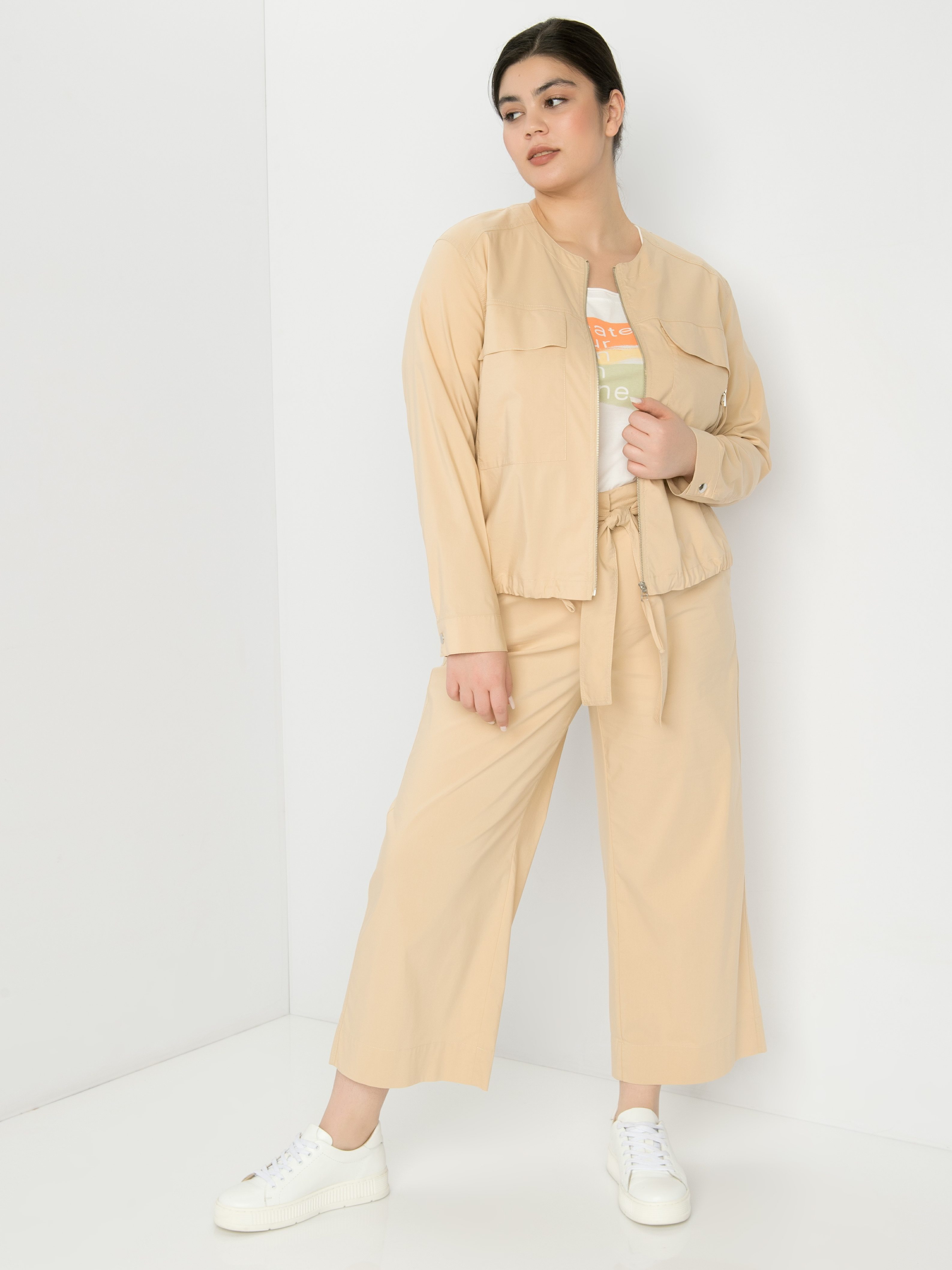 

Жакет женский SAMOON by GERRY WEBER 830016-21200-9030 бежевый 50, 830016-21200-9030