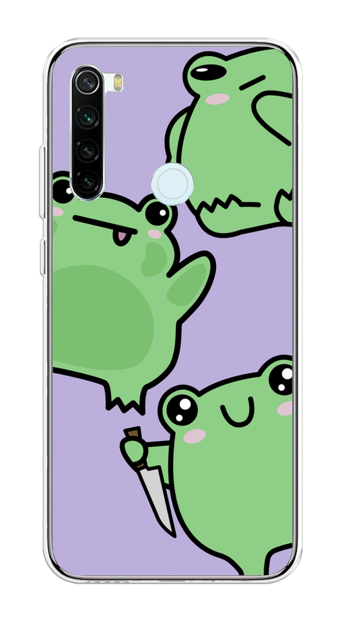 

Чехол на Xiaomi Redmi Note 8T "Опасные лягушата", Фиолетовый;зеленый;черный, 37450-1