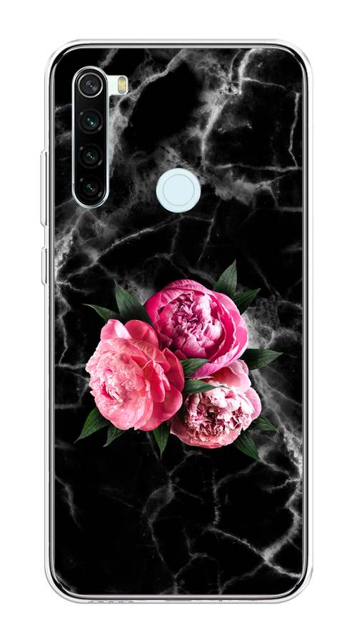 

Чехол на Xiaomi Redmi Note 8T "Букет на черном мраморе", Черный;серый;розовый;зеленый;белый, 37450-1