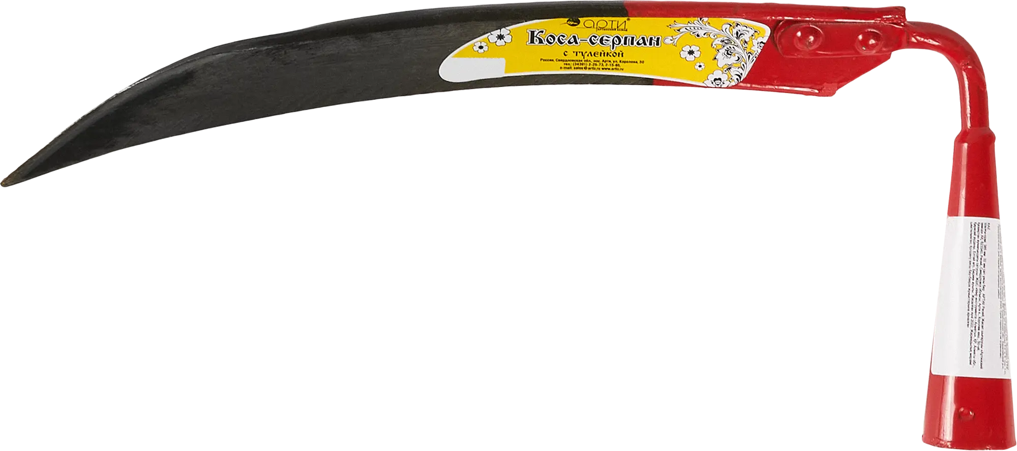 

Коса-серпан 63572 38.5 см, Красный