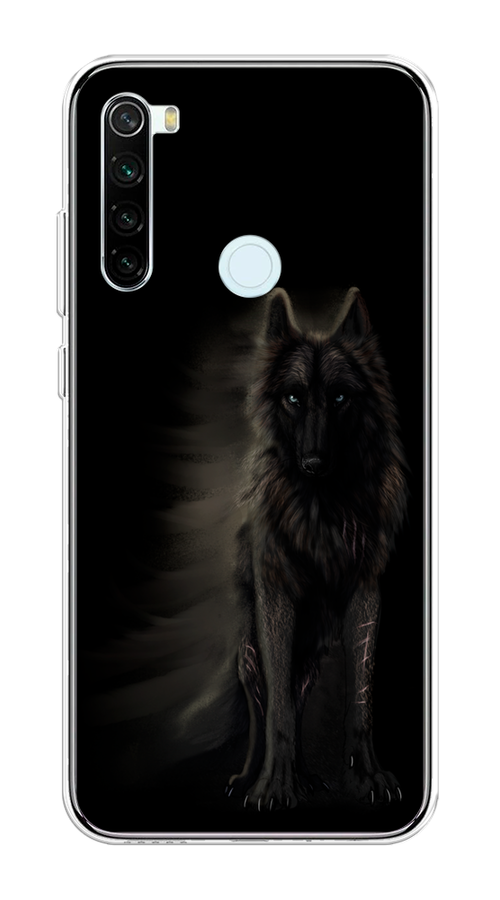 

Чехол на Xiaomi Redmi Note 8T "Туманный волк", Черный, 37450-1