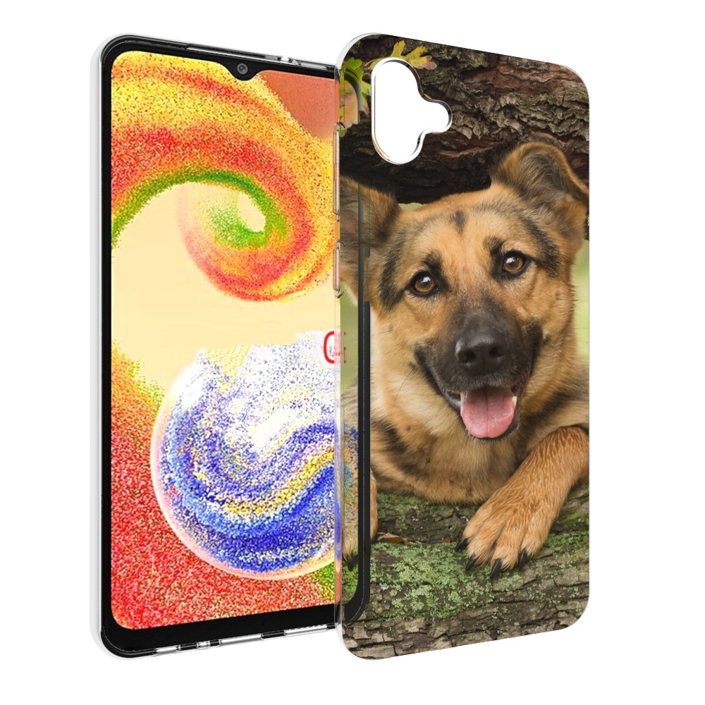 

Чехол MyPads Собака-на-дереве для Samsung Galaxy A04, Прозрачный, Tocco