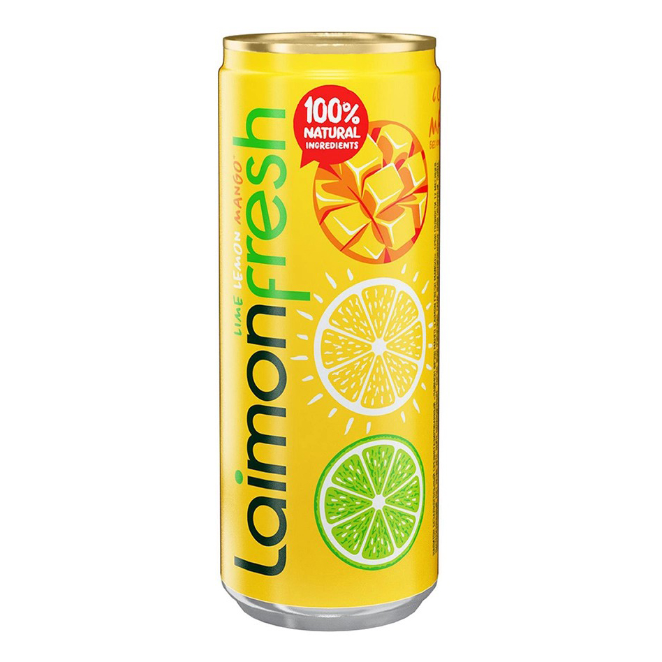 

Газированный напиток Laimon Fresh манго 0,33 л