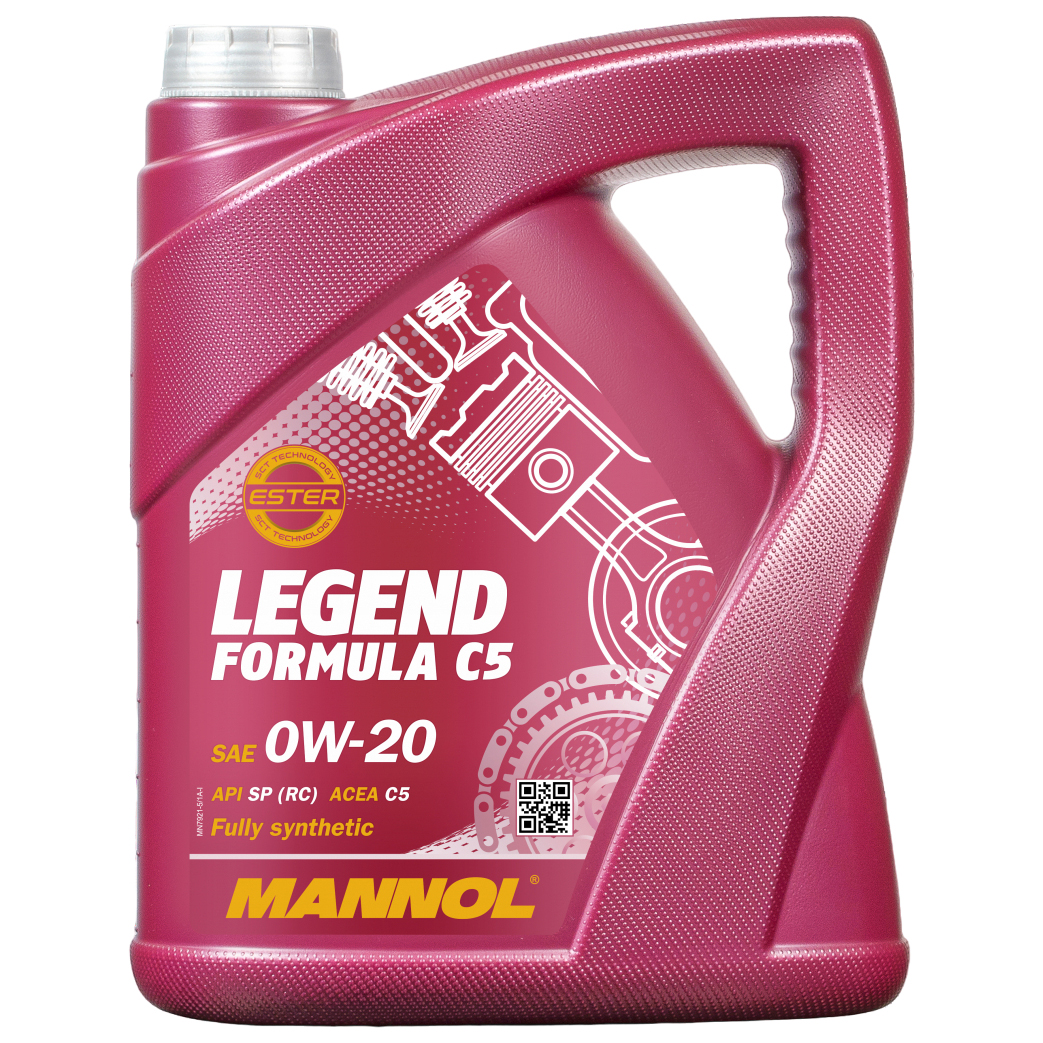 фото Масло моторное 7921 legend formula c5 0w-20 5l mannol