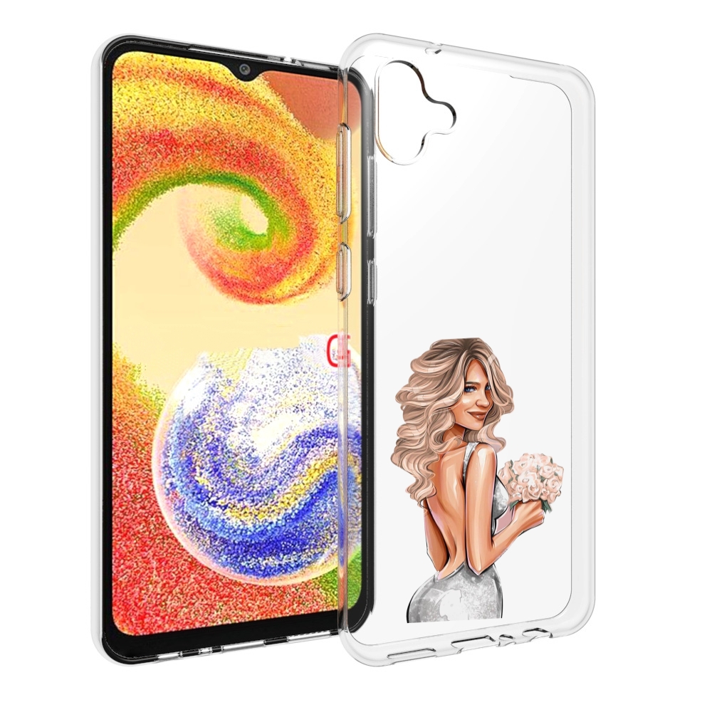

Чехол MyPads Роскошное-платье женский для Samsung Galaxy A04, Прозрачный, Tocco