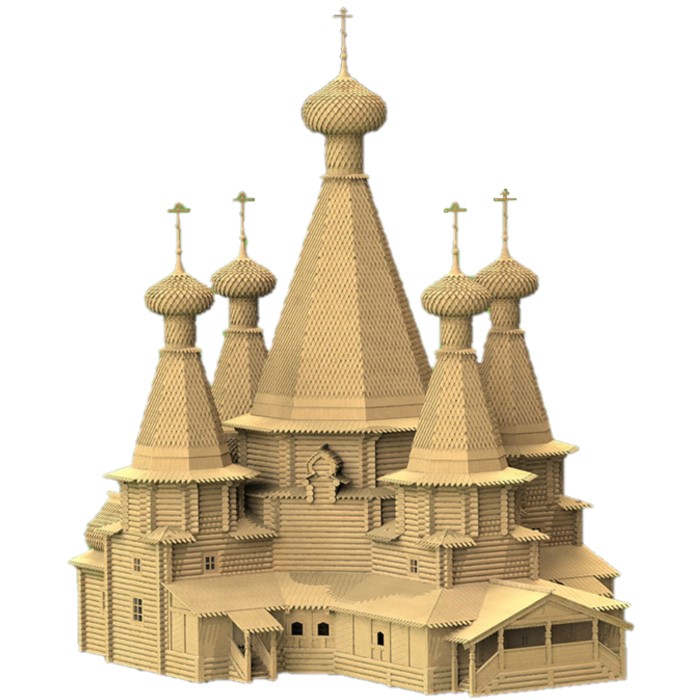 

Сборная модель СВмодель Троицкая церковь, Масштаб 1:72, C1712