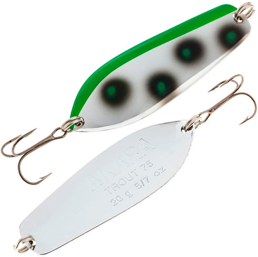 

Блесна колебалка Akara Action Series Trout ATT-85-18-132, Зеленый;серебристый, Action Series Trout