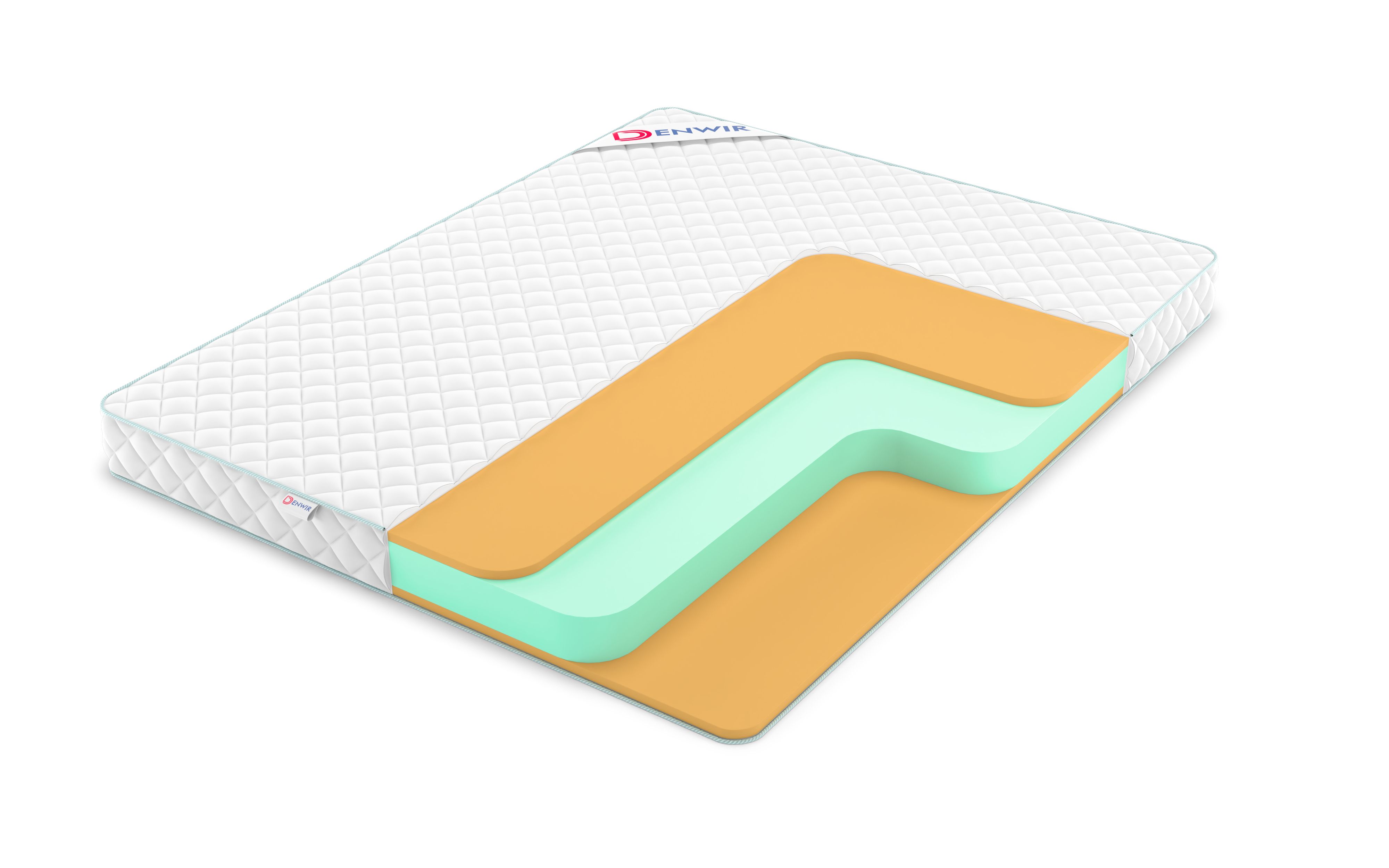

Матрас беспружинный DENWIR SIMPL MEMO 14/chstmat_SM14_60x155, Белый, SIMPL MEMO 14