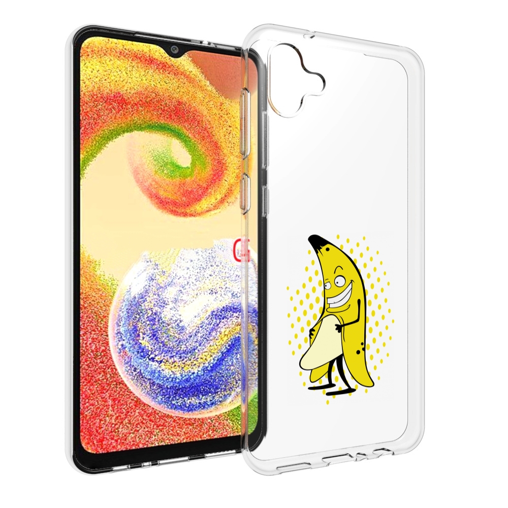Чехол MyPads Раздетый-банан для Samsung Galaxy A04