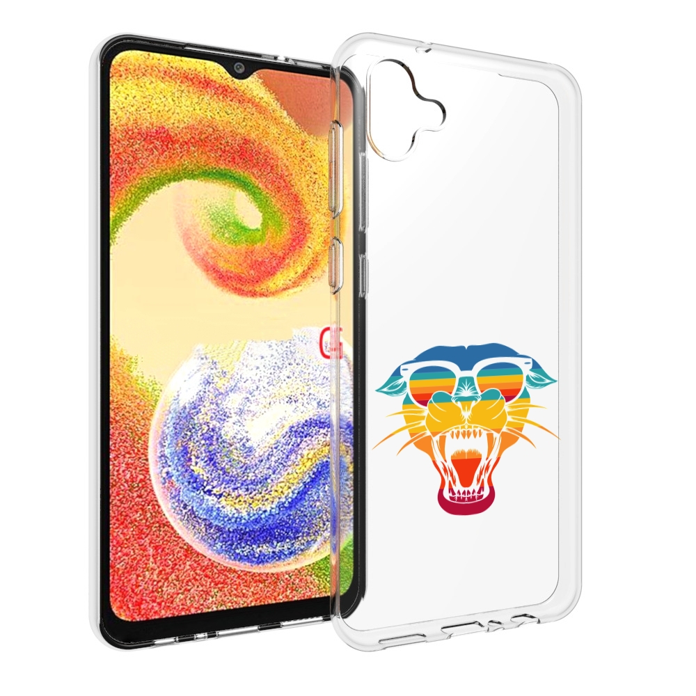 

Чехол MyPads Радужная-пантера для Samsung Galaxy A04, Прозрачный, Tocco