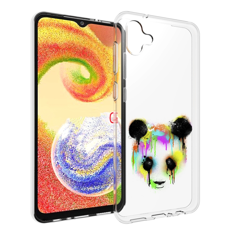 

Чехол MyPads Радужная панда для Samsung Galaxy A04, Прозрачный, Tocco