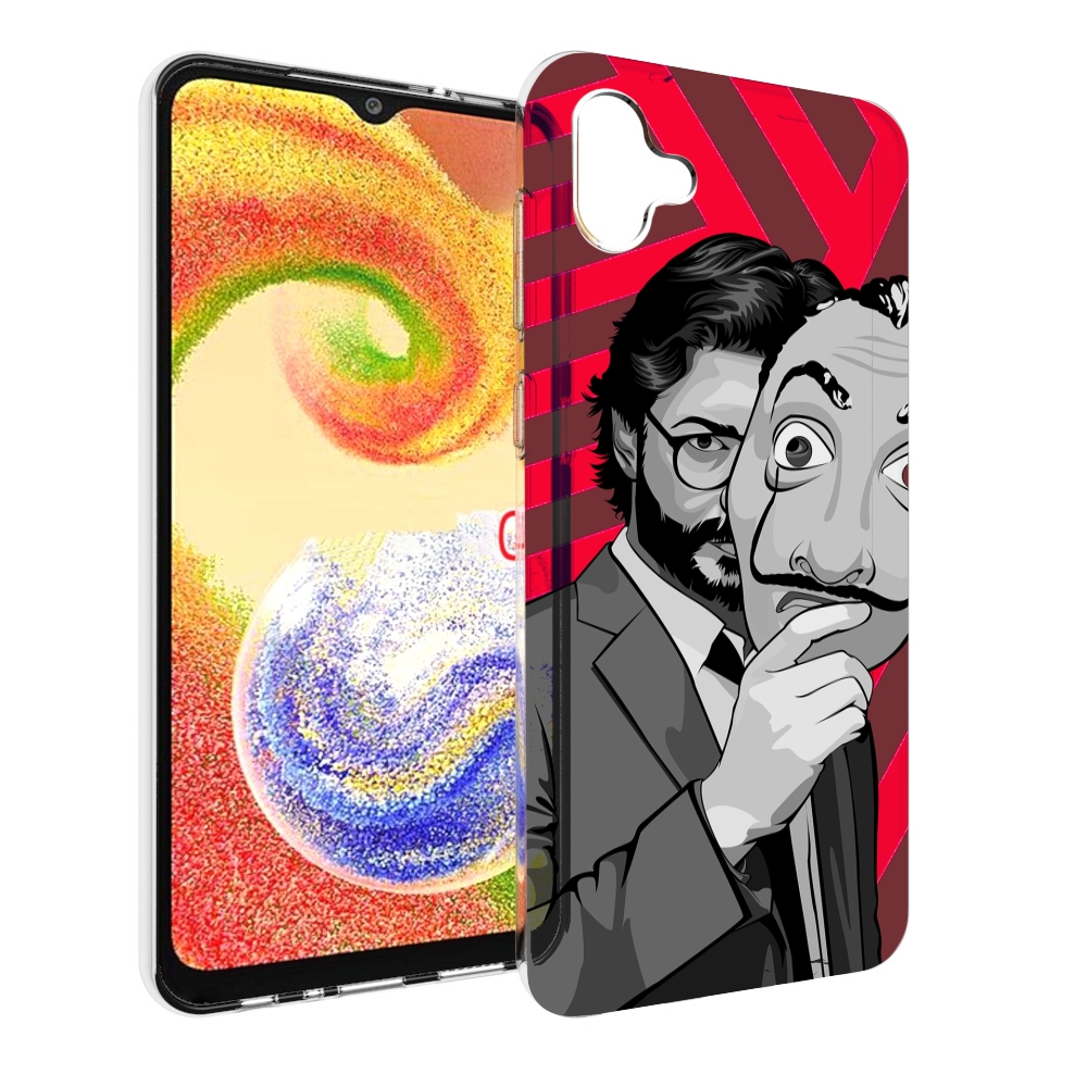 

Чехол MyPads Профессор-бумажый-дом для Samsung Galaxy A04, Прозрачный, Tocco