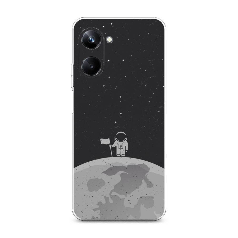 

Чехол Awog на Realme 10 Pro "Первый на Луне", Черный, 2512550-4