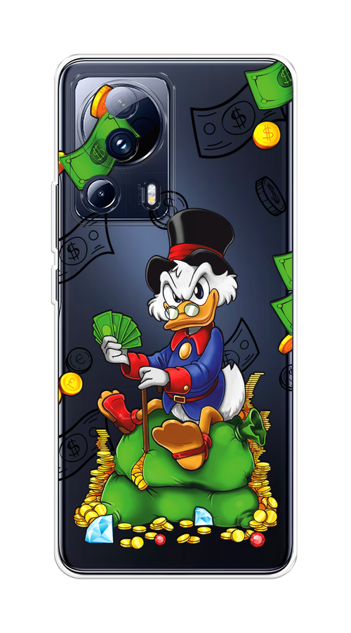 

Чехол на Xiaomi 13 Lite "Scrooge Richness", Черный;синий;зеленый, 318150-1