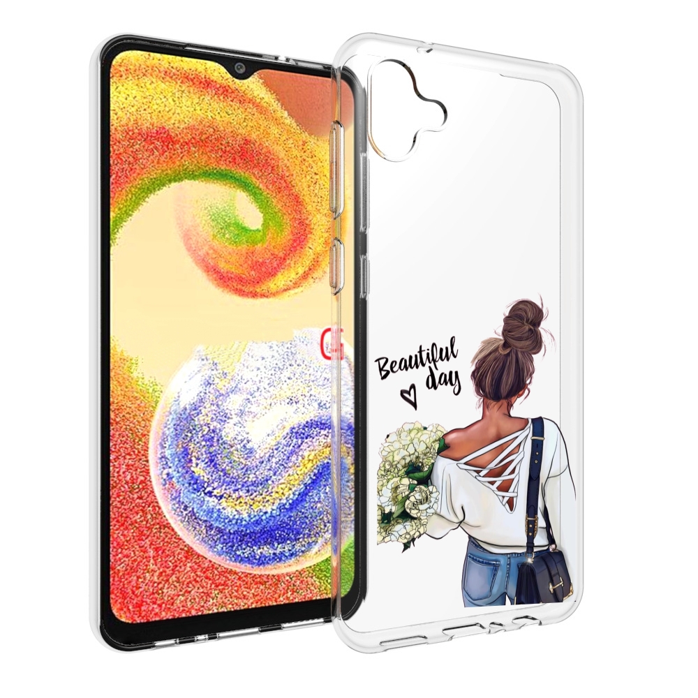 

Чехол MyPads Прекрасный-день для Samsung Galaxy A04, Прозрачный, Tocco