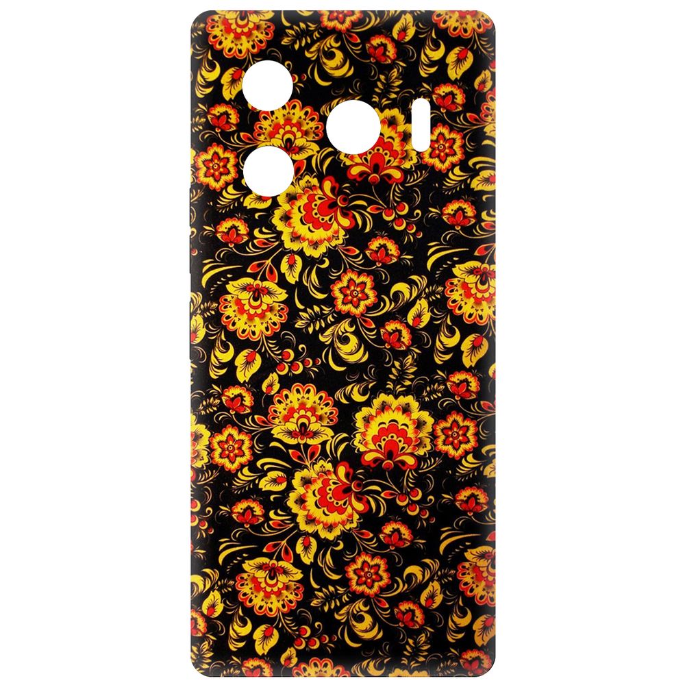 

Чехол-накладка Krutoff Soft Case Хохлома для TECNO Camon 30 Pro 5G черный