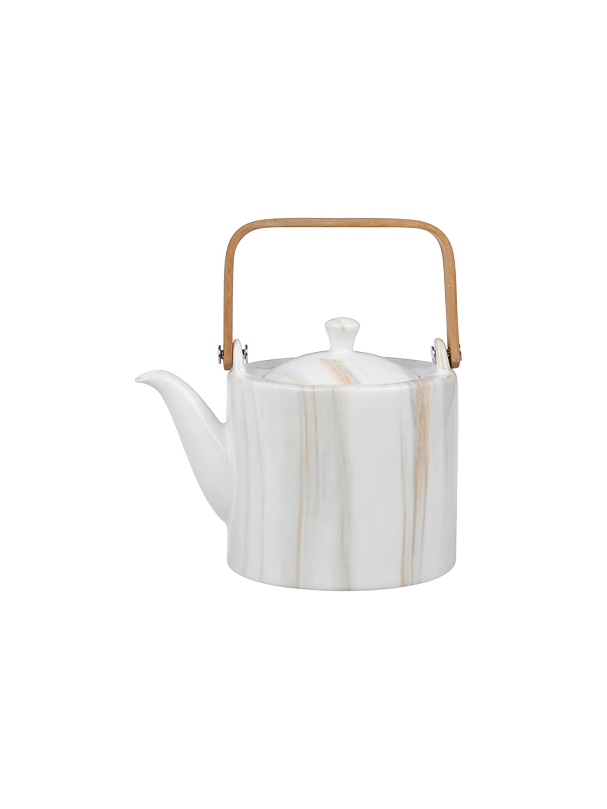 Чайник заварочный Home & Style The Royal Marble, фарфоровый, 0,8 л