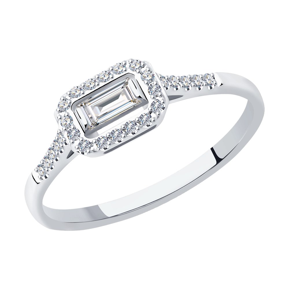 

Кольцо из белого золота с бриллиантом р.  SOKOLOV Diamonds 1012145, 1012145