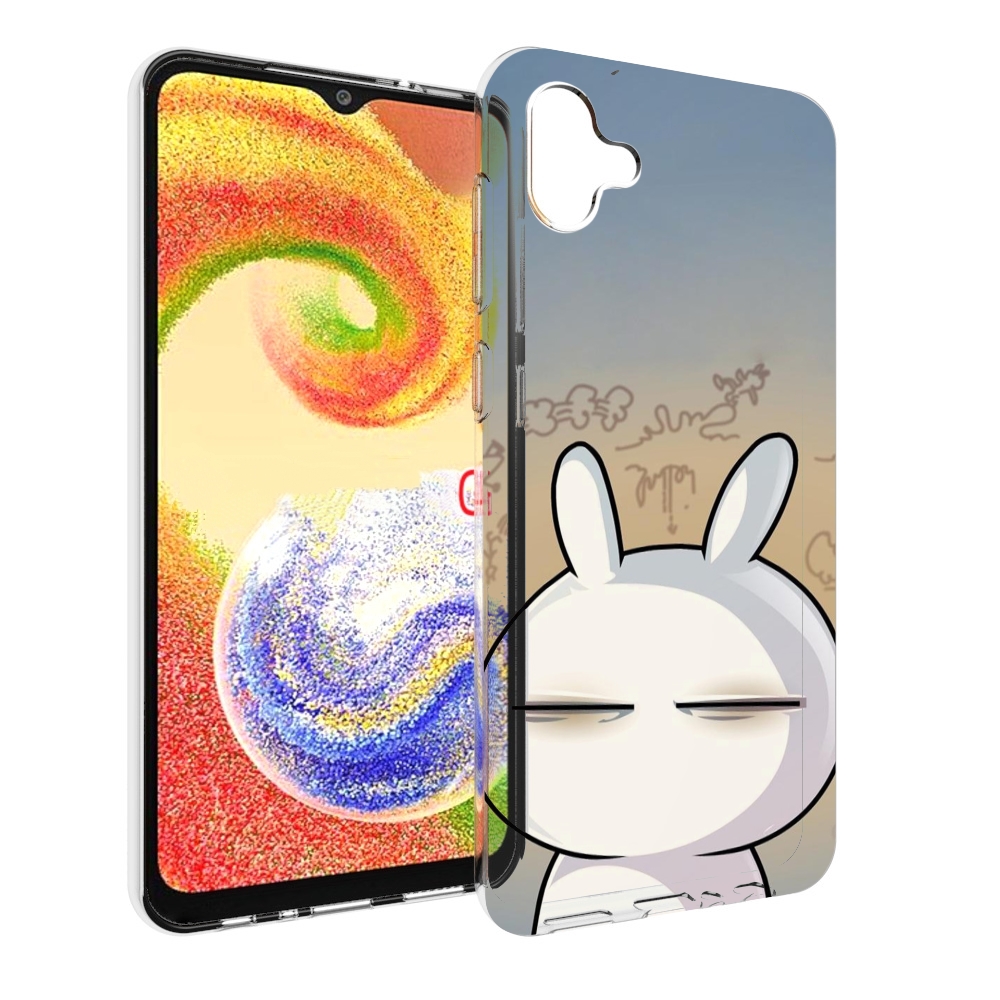 

Чехол MyPads Подозрительный-зайка для Samsung Galaxy A04, Прозрачный, Tocco