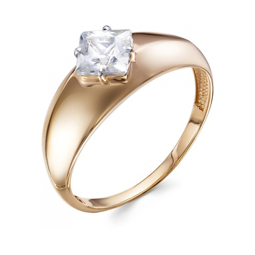 

Кольцо из красного золота с фианитом р. 16,5 Гранат 1.10.11.0831.00-3900, 1.10.11.0831.00-3900