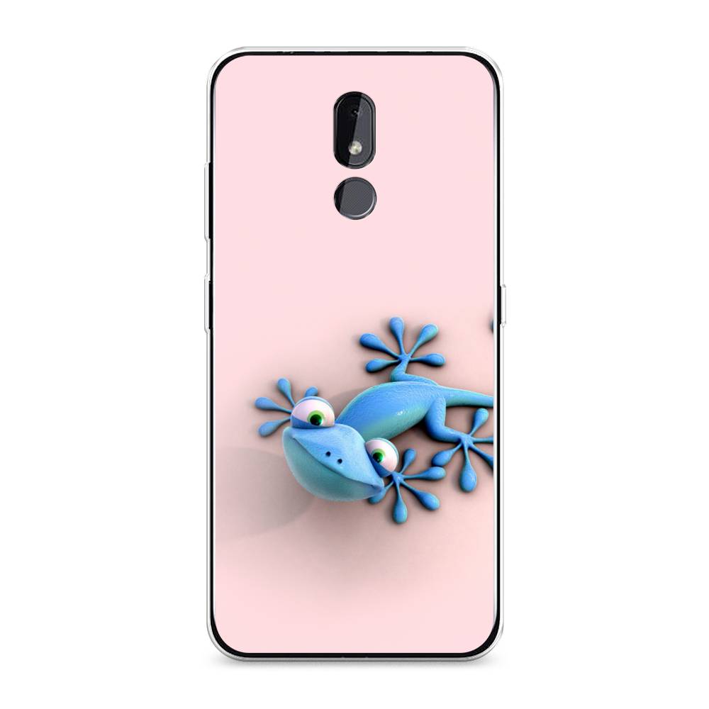 

Чехол Awog "Голубая ящерка" для Nokia 3.2, 122650-2