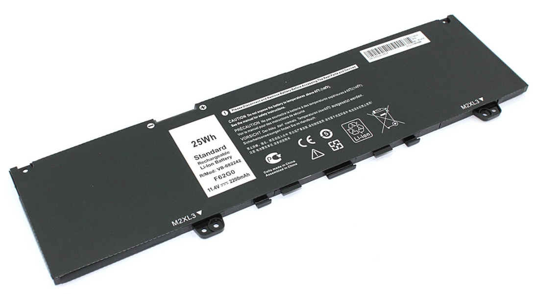 

Аккумуляторная батарея для ноутбука Dell Inspiron 13 7373, 13 7370 Series, p/n: F62G0, 11.