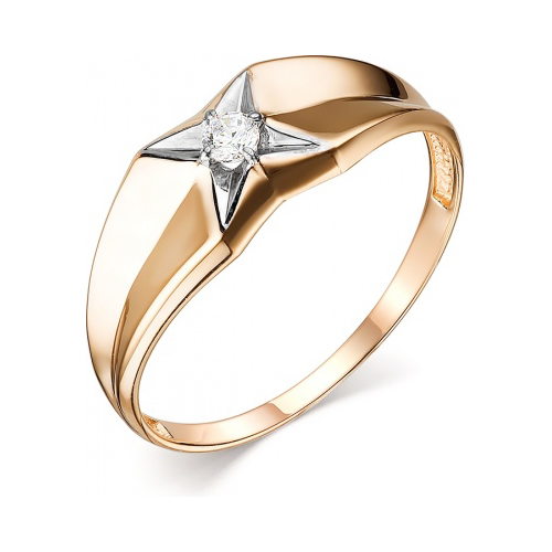 

Кольцо из красного золота с фианитом р. 15 Гранат 1.10.11.0831.00-3701, 1.10.11.0831.00-3701