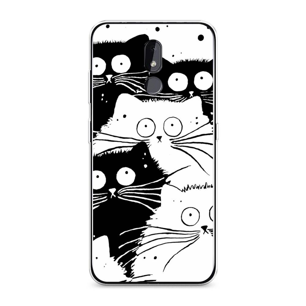 

Чехол Awog "Коты черно-белые" для Nokia 3.2, 122650-2