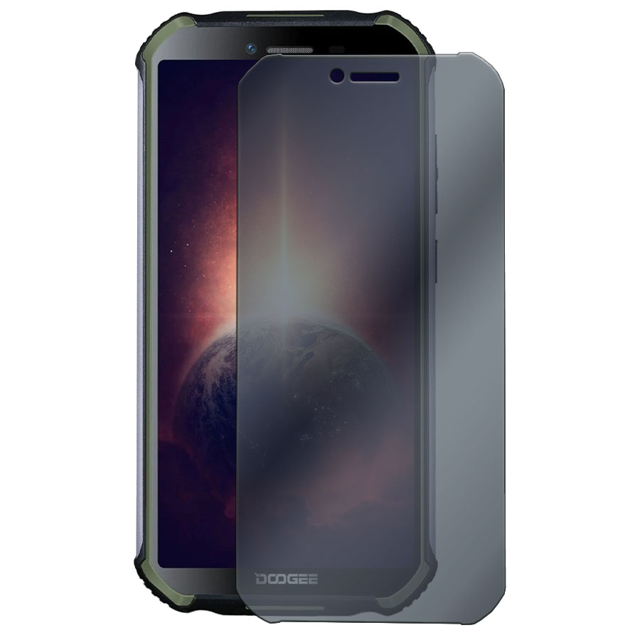

Стекло защитное гибридное Антишпион Krutoff для Doogee S40 Pro