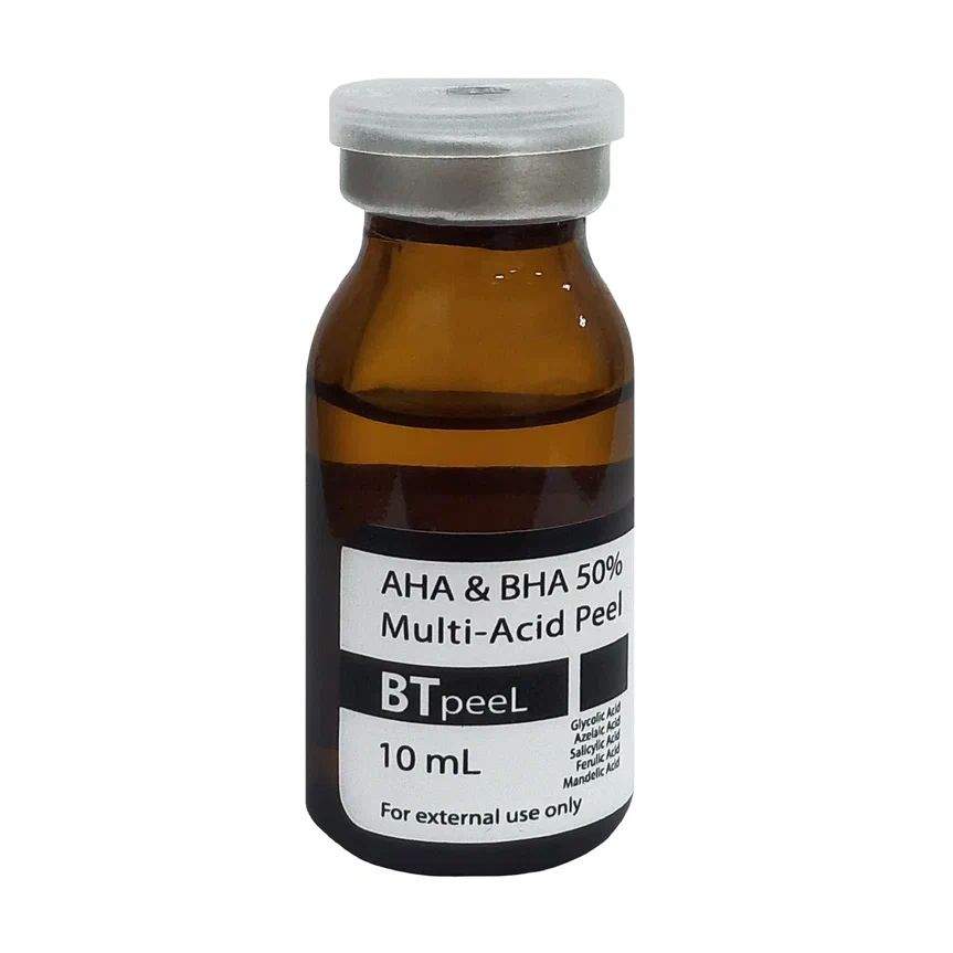 Профессиональный пилинг BTpeel c АНА и BHА кислотами AНA & BНA Multi Acid Peel 50%, 10 мл пилинг для лица gemene фруктовые кислоты 20 мл