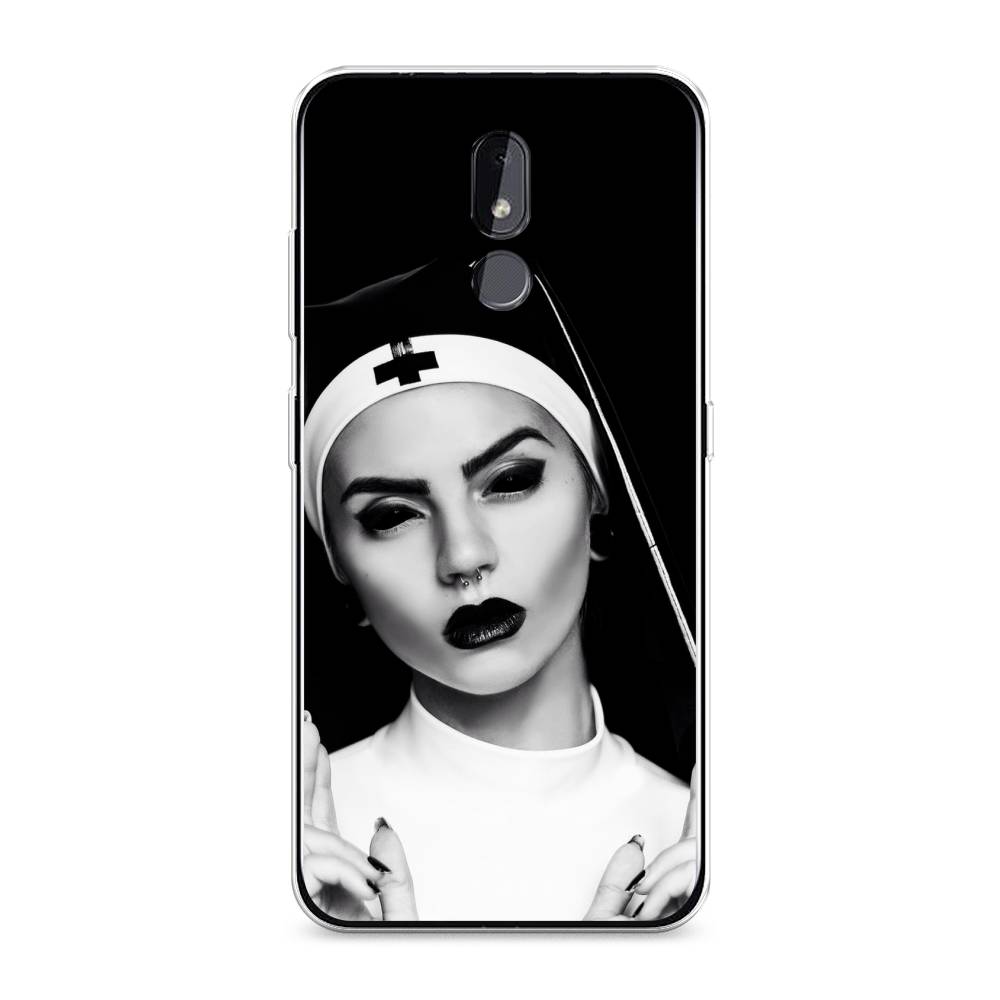 фото Чехол awog "черная монашка" для nokia 3.2