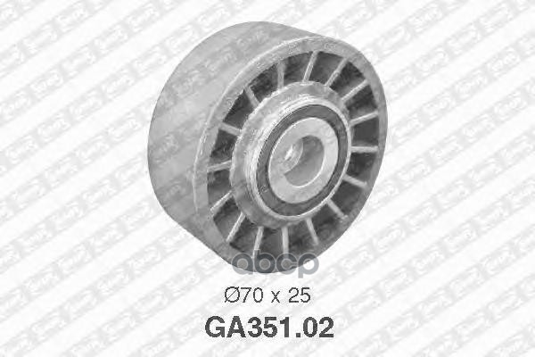 GA351.02_ролик натяжной MB W201/W124/W202 2.6-3.2 85> SNR ga35102