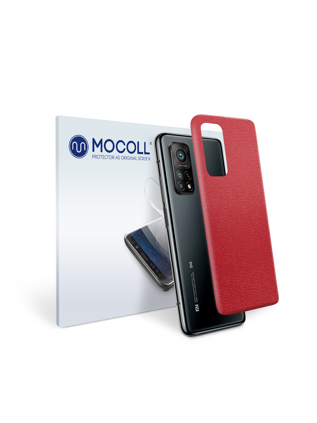 

Пленка защитная MOCOLL для задней панели Vivo iQOO 5 Pro Кожа красная