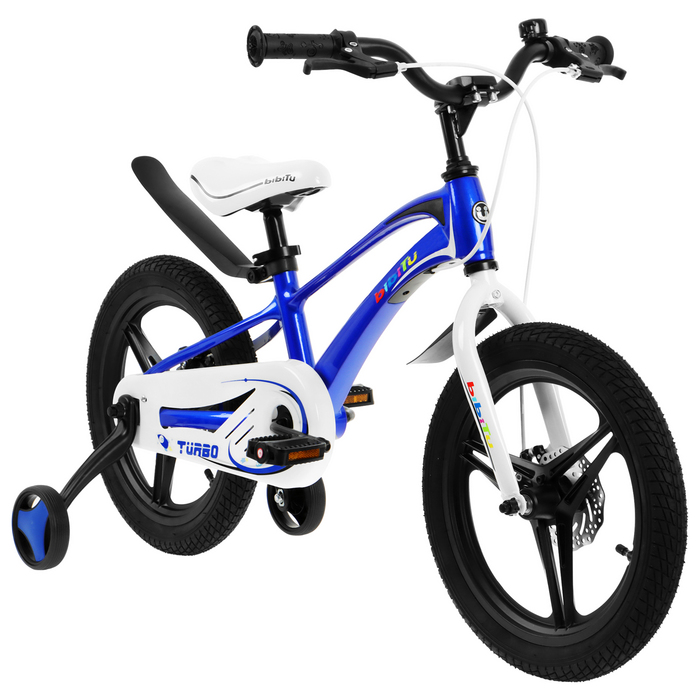 

Велосипед 16" BIBITU TURBO, синий/белый