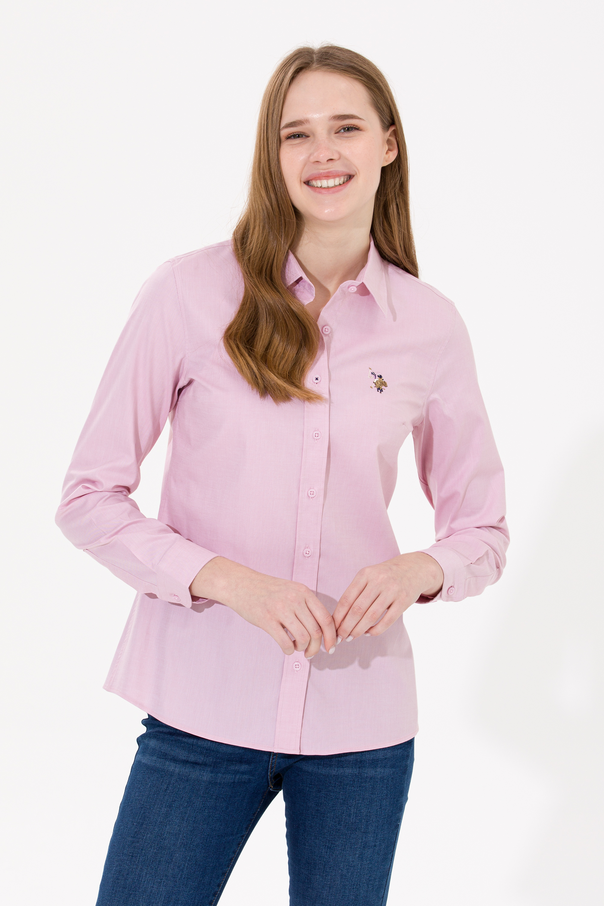 

Рубашка женская U.S. POLO Assn. G082SZ0040CRISCOLOR022K розовая 40, Розовый, G082SZ0040CRISCOLOR022K