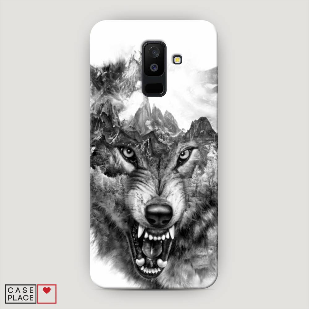 

Чехол Awog "Волк в горах" для Samsung Galaxy A6 +, 26020-1
