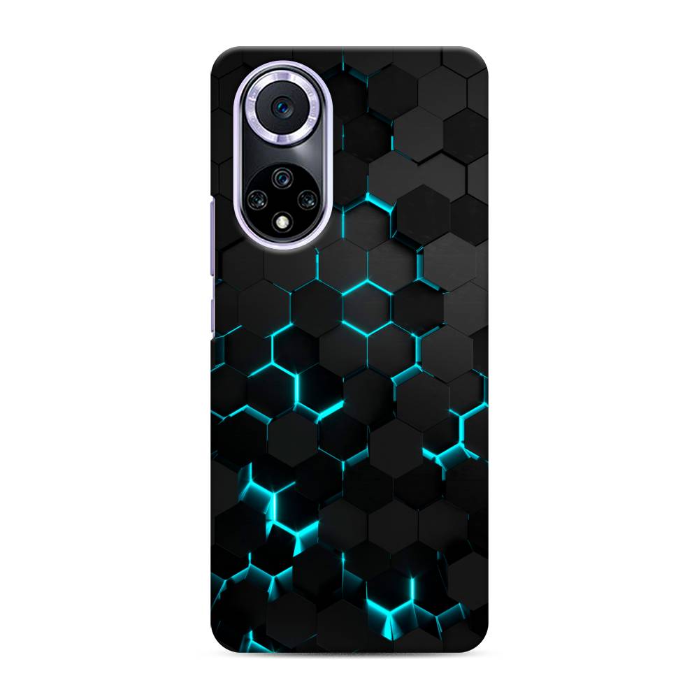 

Чехол Awog "Соты бирюзовые" для Huawei Nova 9, 6106120-2