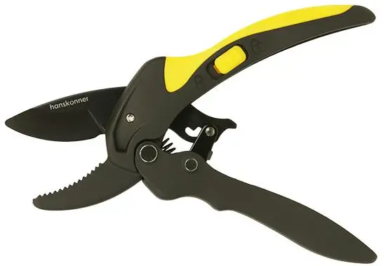 

Секатор HansKonner HK3012-07-23 200 мм, Черный;желтый