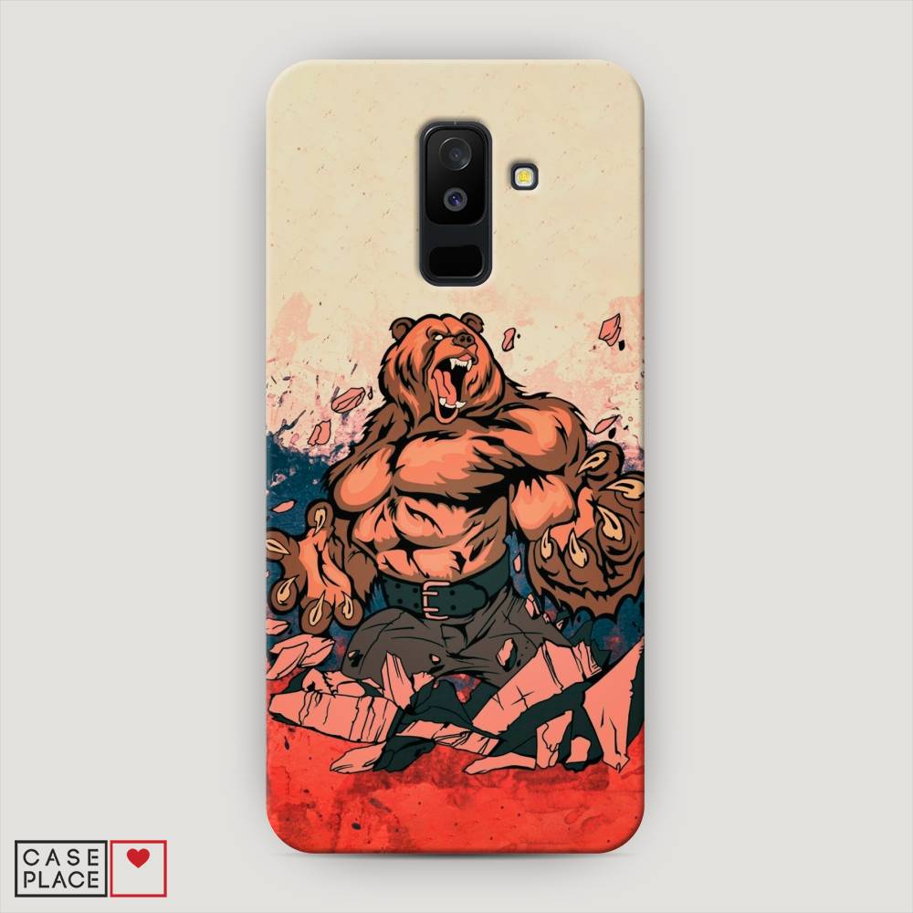

Чехол Awog "Медведь с флагом РФ" для Samsung Galaxy A6 +, 26020-1