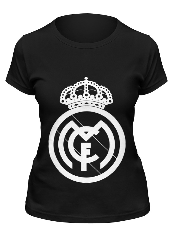 

Футболка женская Printio Real madrid (реал мадрид) черная L, Черный, Real madrid (реал мадрид)